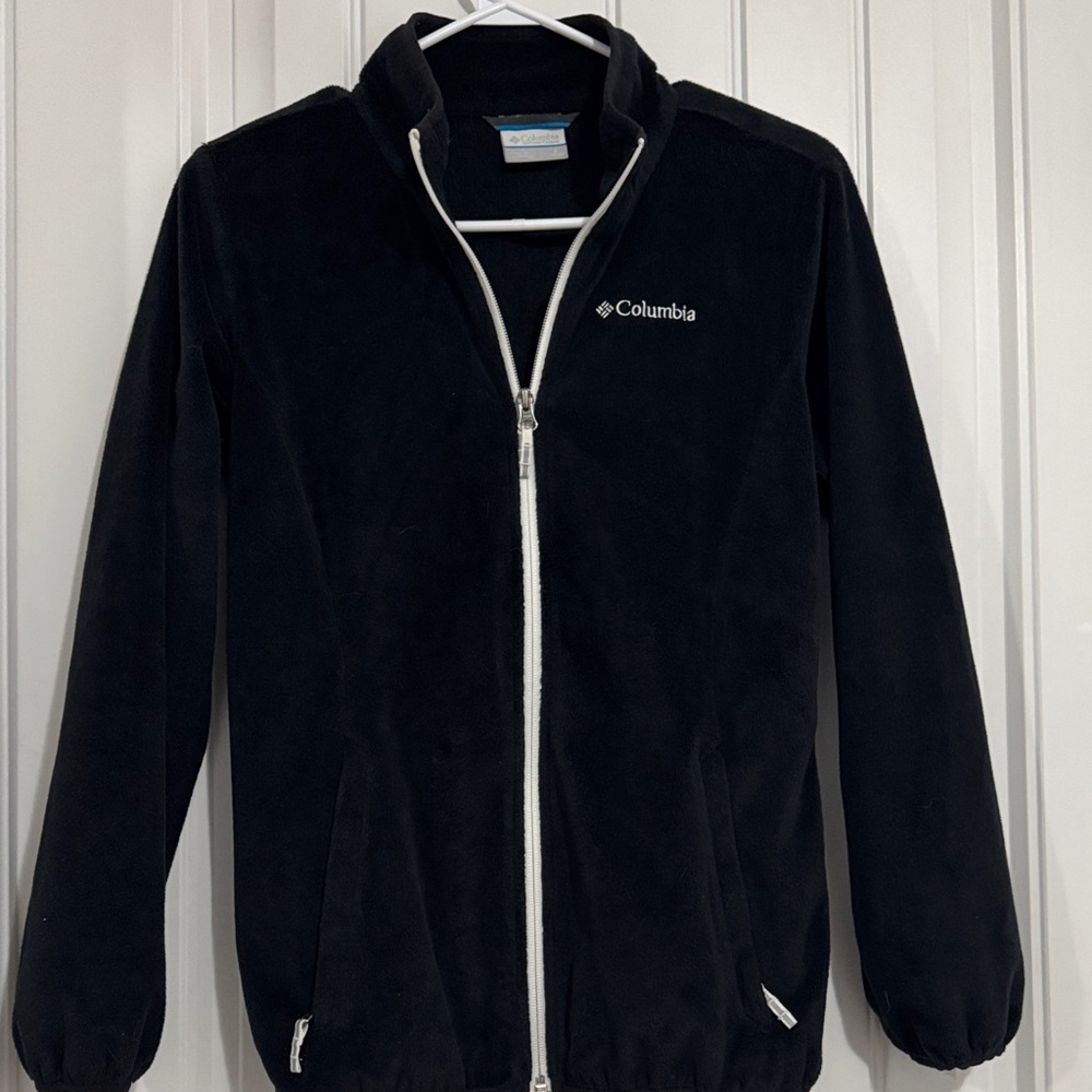 Columbia kid’s Black velvet Full-Zip Fleece